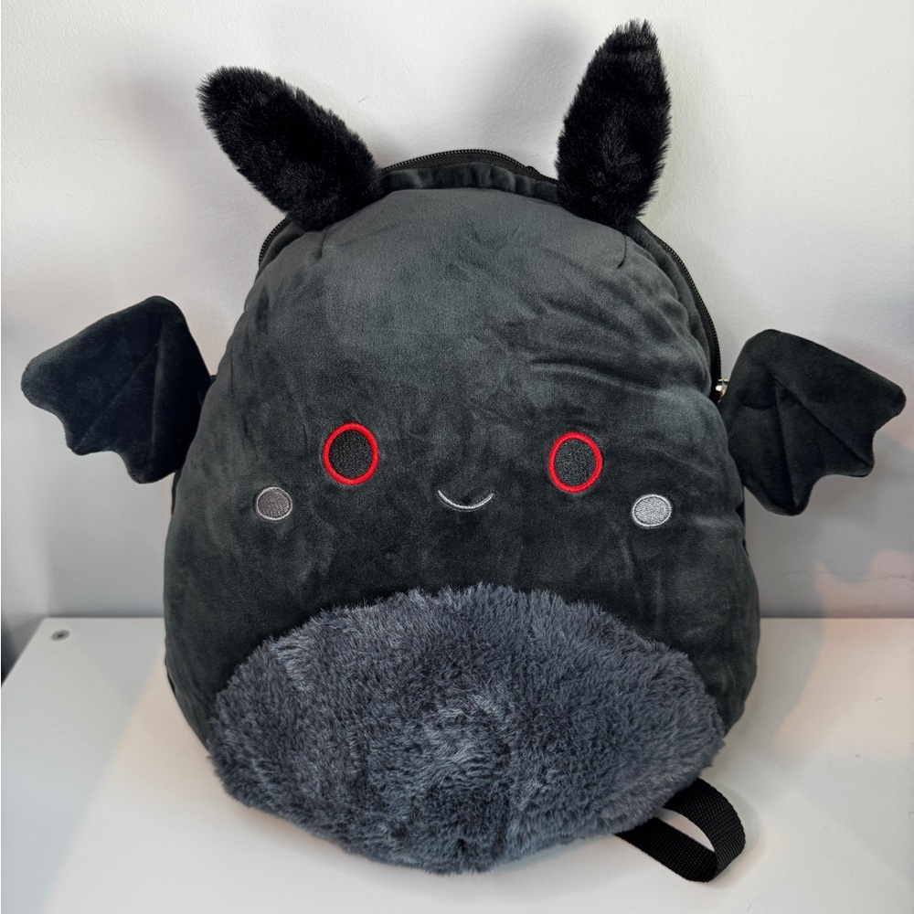 Perkin the Mothman Squishmallow Backpack 🖤
